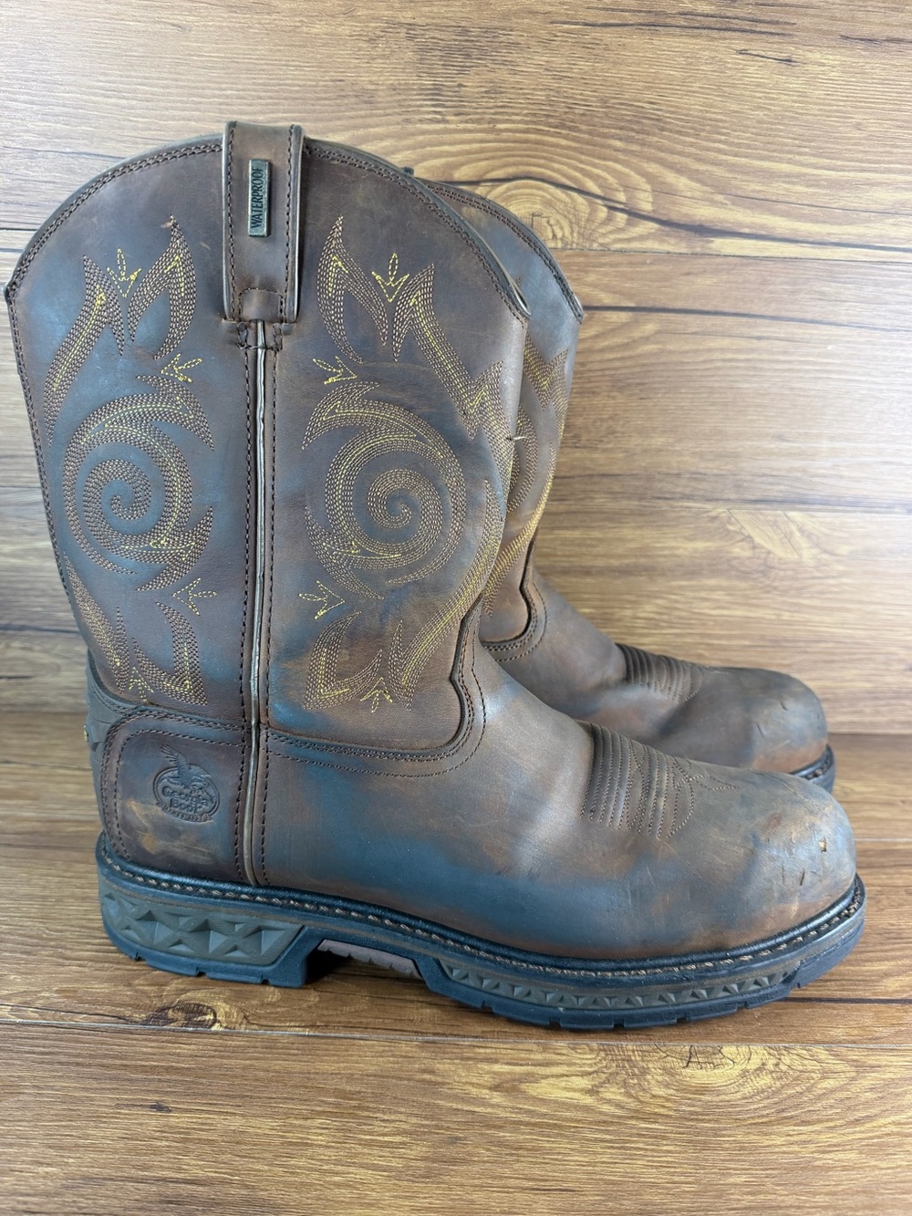 Georgia Boot Carbo-Tec LT Waterproof Pull-On Boots Men’s Size 13 Shoes